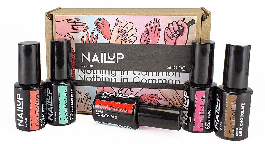 Набор - SNB Professional Collection Nothing in Common NailUP Set (gel/polish/6mlx5) — фото N1