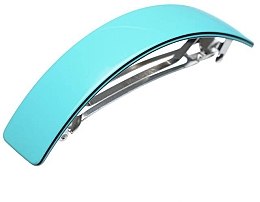 Парфумерія, косметика Заколка для волосся "Barrette In Turquoise And Black" - Kosmart Large Size Rectangular Shape Hair