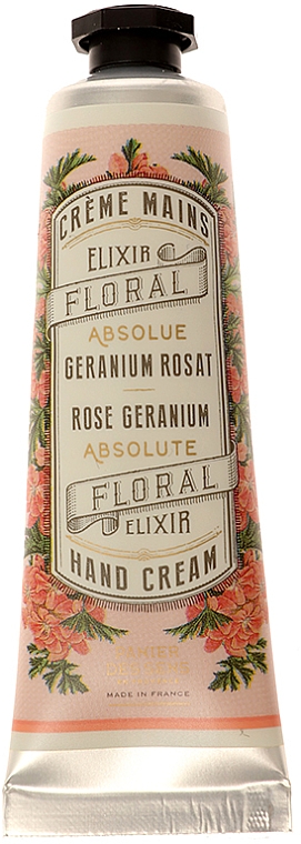 Крем для рук "Герань" - Panier Des Sens Rose Geranium Hand Cream — фото N1
