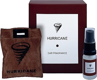 Парфумоване саше для автомобіля - Hurricane Brown Standart Car Fragrance — фото N1