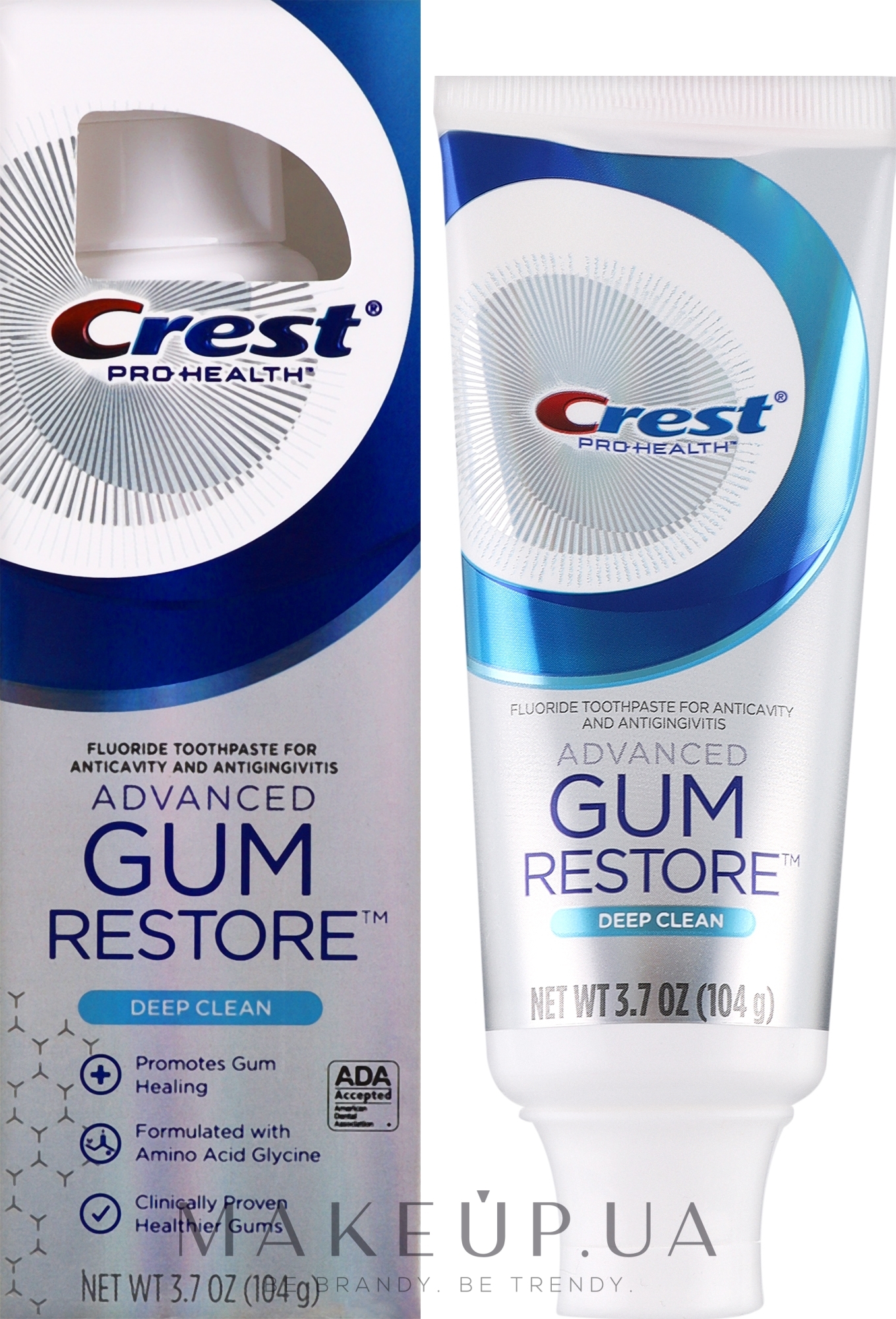 Відбілювальна зубна паста - Crest Pro-Health Advanced Gum Restore Toothpaste Deep Clean — фото 104g