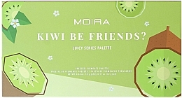 Палетка теней для век - Moira Kiwi Be Friends? Pressed Pigments Palette — фото N2