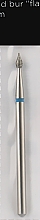 Парфумерія, косметика Фреза алмазна, полум'я, 1.8 мм, синя - Head The Beauty Tools