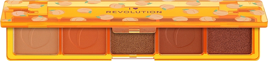 ПОДАРУНОК! Палетка тіней для повік - I Heart Revolution Mini Match Palette Peach Please — фото N1