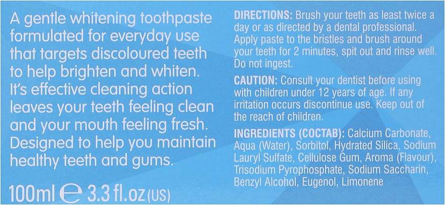 Набор с лиловой зубной щеткой - Beauty Formulas (toothbrush/1pcs + toothpaste/100ml) — фото N3