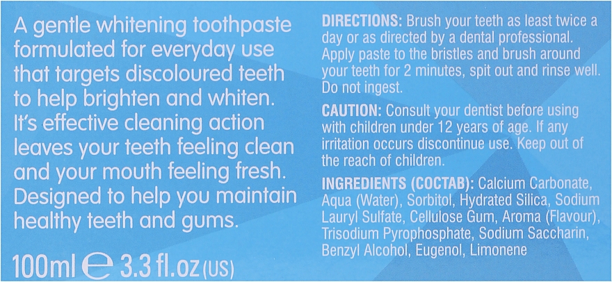 Набір з ліловою зубною щіткою - Beauty Formulas (toothbrush/1pcs + toothpaste/100ml) — фото N3