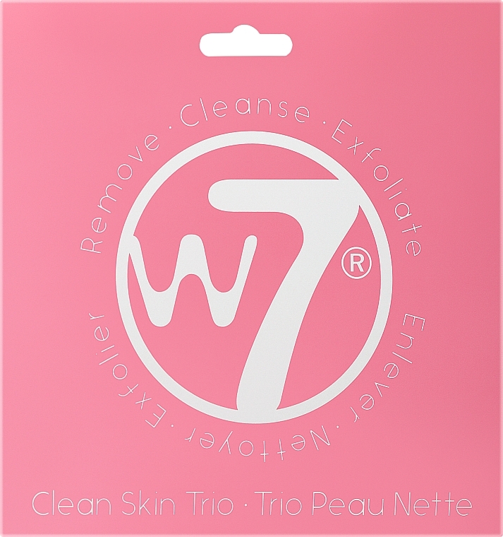 Набір подушечок для очищення шкіри - W7 Clean Skin Trio Pads — фото N1