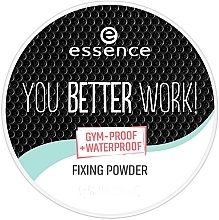 Парфумерія, косметика Компактна фіксувальна пудра - Essence You Better Work! Fixing Powder (тестер)