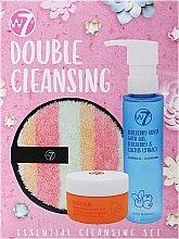 Духи, Парфюмерия, косметика Набор - W7 Double Cleansing Essentials (gel/120ml + balm/70g + acc)