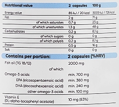 Капсули "Омега-3 Риб'ячий жир" 1000 mg, молекулярно дистильований - Osavi Omega-3 Fish Oil Molecularly Distilled — фото N3