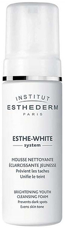 Очищувальна пінка з відбілювальним ефектом - Institut Esthederm Esthe-White System Brightening Youth Cleansing Foam — фото N1