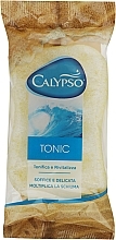 Мочалка для тіла, масажна "Тонік", жовта - Calypso Tonic — фото N1