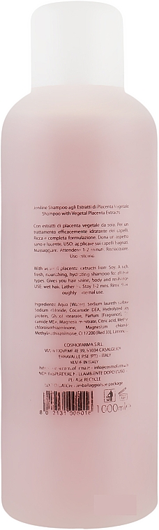 Шампунь с экстрактом плаценты - Cosmofarma JoniLine Classic Shampoo With Placenta Extracts — фото N2