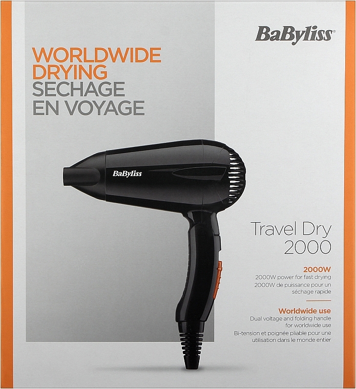 УЦЕНКА Фен для волос - BaByliss 5344E Travel * — фото N2