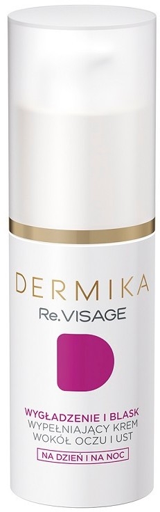 Разглаживающий и сияющий крем для кожи вокруг глаз и губ 50-70+ - Dermika Re.Visage