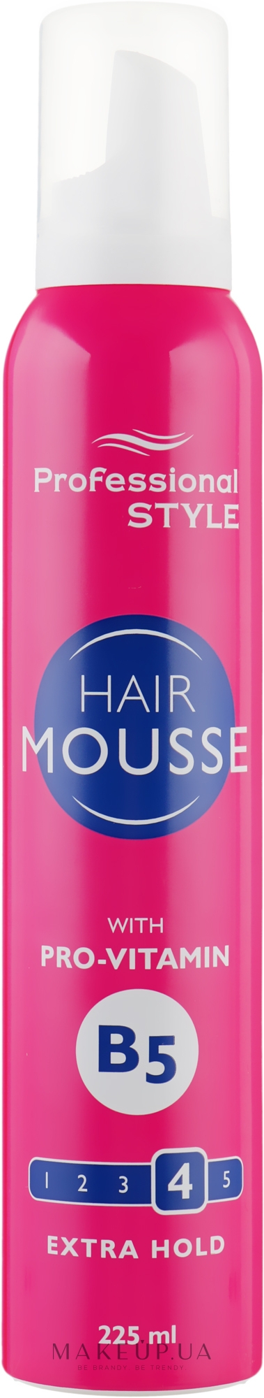 Пінка для укладання волосся - Professional Style Extra Hold Hair Mousse — фото 225ml