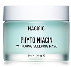 Освітлювальна нічна маска - Nacific Phyto Niacin Whitening Sleeping Mask — фото N1