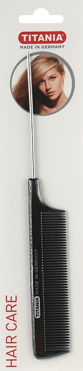 Расческа с металлической ручкой, 21.5 см - Titania