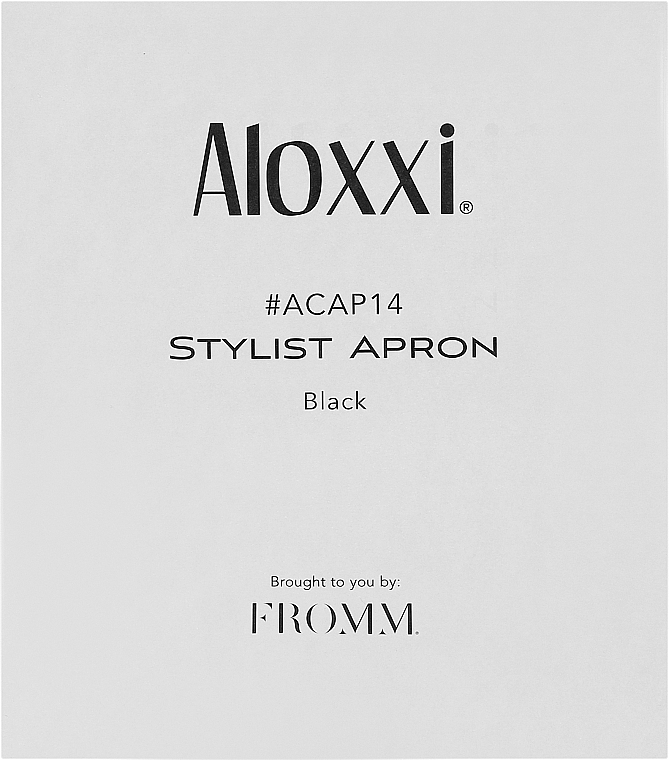 Фартук парикмахерский, черный - Aloxxi Spectrum Stylist Apron W/Snaps — фото N2