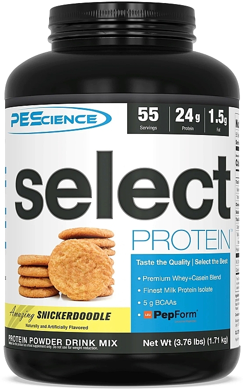 Харчова добавка протеїнова "Печиво" - PEScience Select Protein Amazing Snickerdoodle — фото N1