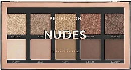 Палетка теней для век - Profusion Cosmetics Nudes 10 Shades Eyeshadow Palette — фото N1