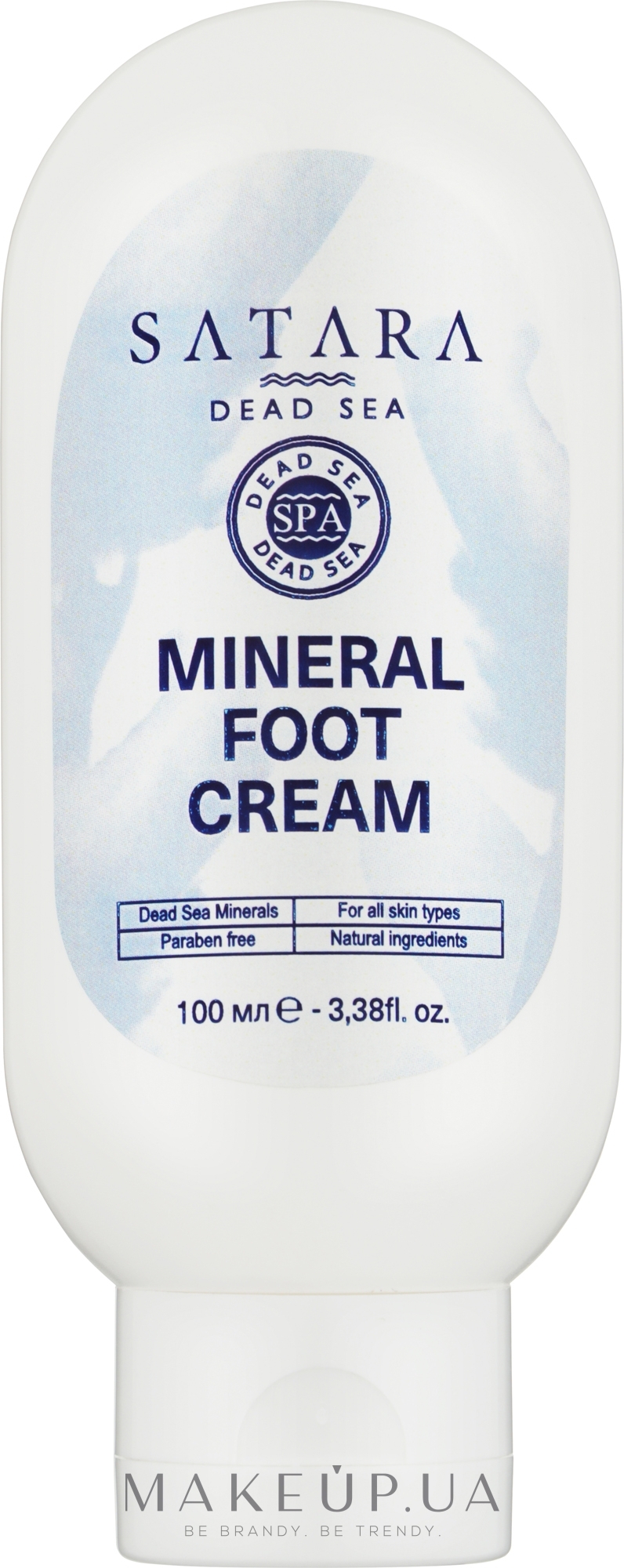 Минеральный крем для ног - Satara Dead Sea Mineral Foot Cream — фото 100ml