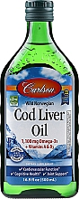 Масло печени трески - Carlson Labs Cod Liver Oil — фото N1