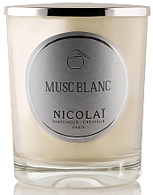 Nicolai Parfumeur Createur Musc Blanc - Парфюмированная свеча — фото N1