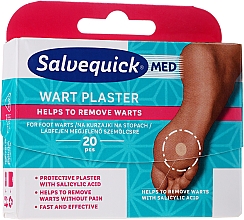 Парфумерія, косметика Пластир від бородавок - Salvequick Med Foot Care Wart Plaster