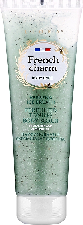 Парфюмированный cкраб-пилинг для тела - Liora French Charm Verbena Ice Breath Body Care — фото N1