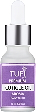 Духи, Парфюмерия, косметика Масло для кутикулы "Дождливая ночь" - Tufi Profi Premium Aroma