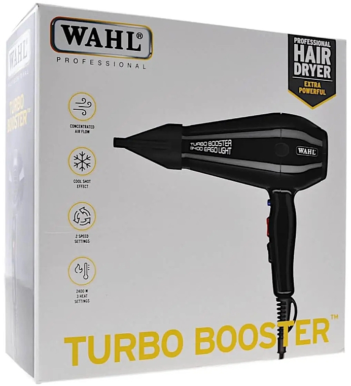 Фен для волос - Wahl TurboBooster 3400 Ergo Light — фото N6