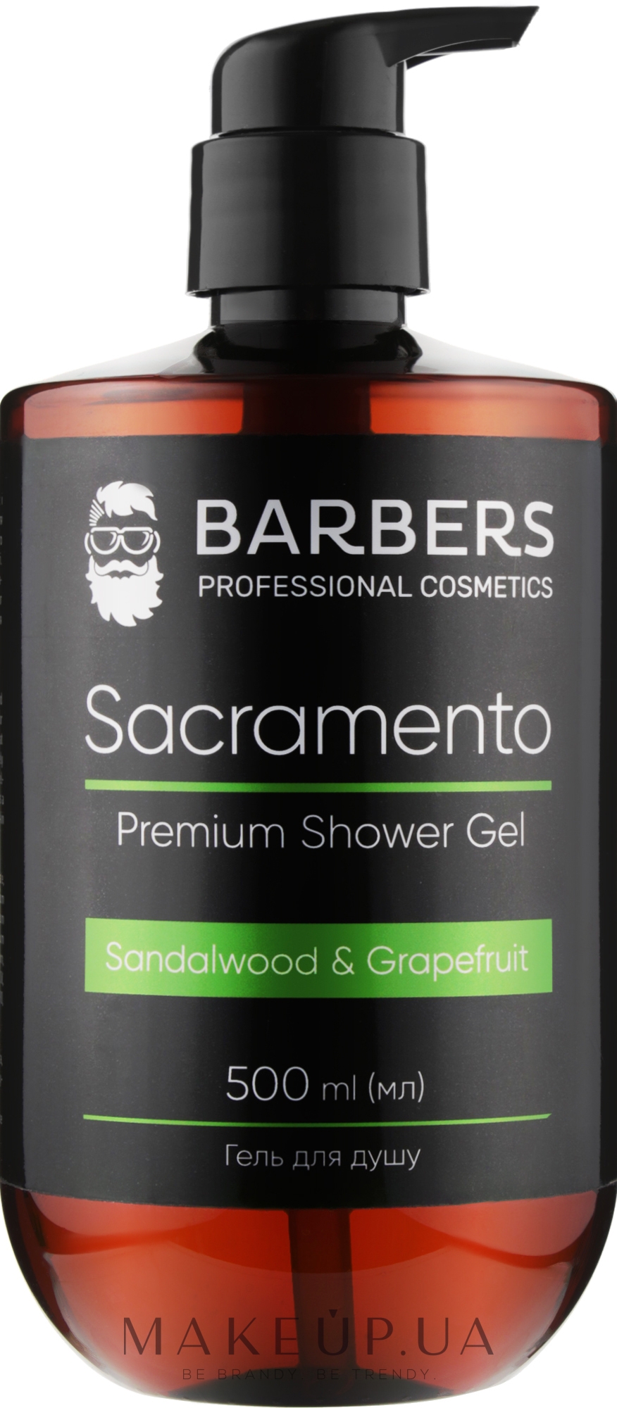 Гель для душу - Barbers Sacramento Premium Shower Gel — фото 500ml