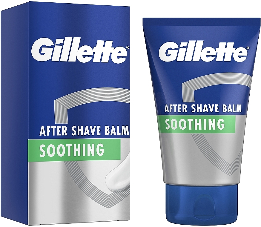 Бальзам после бритья "Успокаивающий с алоэ вера" - Gillette Series After Shave Balm Soothing With Aloe — фото N1