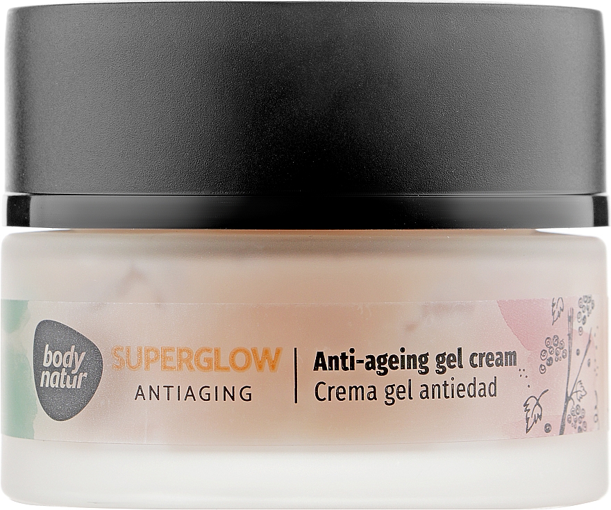 Антивіковий гель-крем для обличчя - Body Natur Superglow Antiaging Anti-Aging Gel Cream