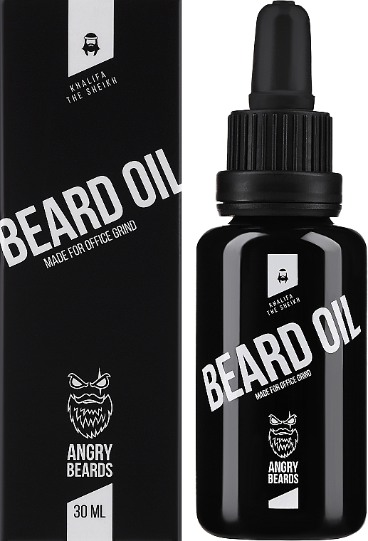 Масло для бороды - Angry Beards Khalifa The Sheikh Beard Oil — фото N2