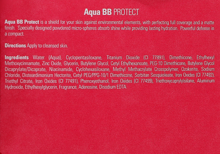 Компактный BB-крем для лица с запасным блоком - 3Lab Aqua BB Protect — фото N4