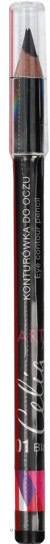 Олівець для очей, дерев'яний - Celia Art Eye Contour Pencil — фото 01 - Black