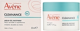 Avene Cleanance Mattifying Aqua-Gel - Матувальний аквагель для обличчя — фото N2