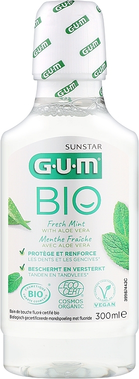 Органічний ополіскувач для рота "Свіжа м'ята" - Sunstar Gum Bio Fresh Mint — фото N1