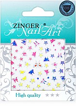 Парфумерія, косметика Наклейки для дизайну нігтів, fda-211 - Zinger Nail Art Sticker