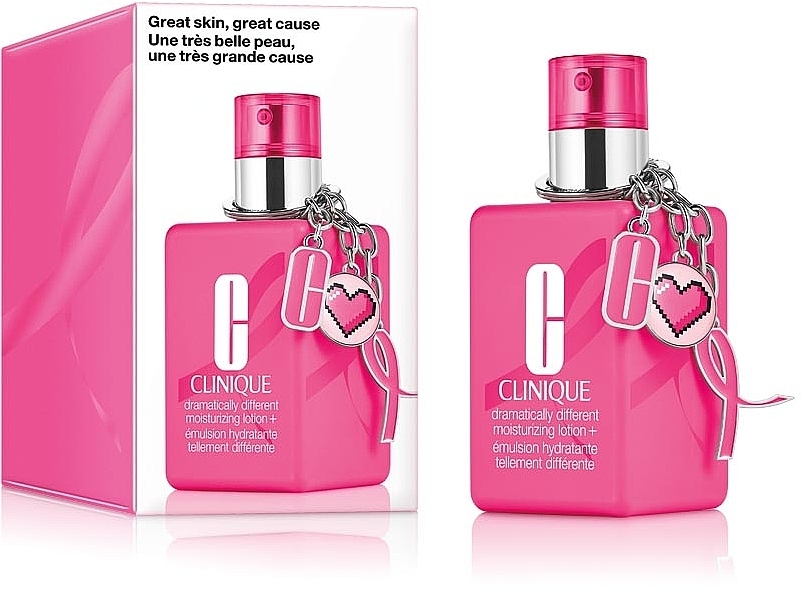 Набор - Clinique Great Skin Great Cause (f/lot/200ml + key/ring/1pcs) — фото N2