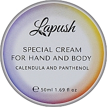 Духи, Парфюмерия, косметика Крем для рук захисний - Lapush Special Cream For Hand And Body