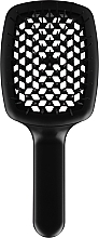 Парфумерія, косметика Щітка для волосся, матова, чорна - Janeke CurvyM Extreme Volume Brush