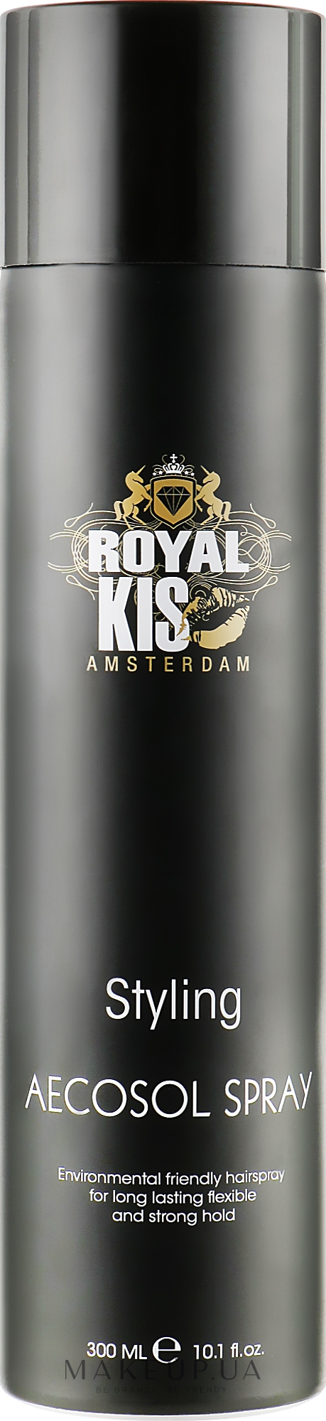 Фіксувальний спрей для волосся - Kis Royal Aecosol Spray — фото 300ml