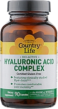 Натуральна добавка "Гіалуронова кислота" - Country Life Hyaluronic Acid Complex — фото N1
