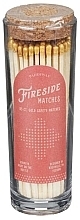 Парфумерія, косметика Безпечні сірники для свічок у скляній банці, золотий наконечник - Paddywax Fireside Gold Safety Matches