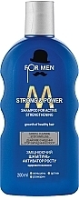 Зміцнювальний шампунь-активатор для росту здорового волосся - For Men Strong & Power Shampoo — фото N1