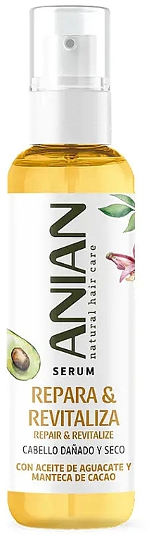 Відновлювальна сироватка для волосся - Anian Natural Repair & Revitalize Serum — фото N1