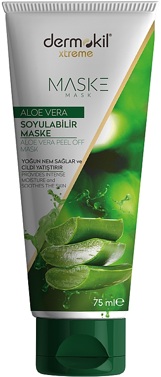 Маска-плівка для обличчя - Dermokil Aloe Vera Peel Off Mask (туба) — фото N1